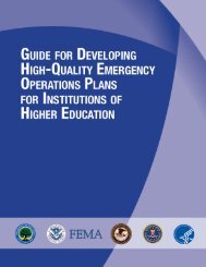 Guide for Developing High-Quality Emergency ... - The White House