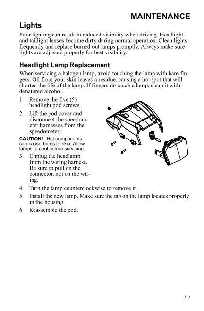 Owner's Manual - Polaris