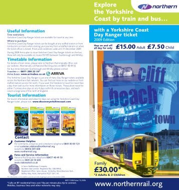 1597 NC7 Yorkshire Coast:1597 NC7 Yorkshire Coast - Northern Rail