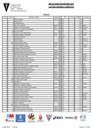 LISTADO GENERAL COMPLETO MEDIO MARATON MADRID 2009