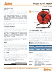 Solinst 101 Water Level Meters - Solinst.com