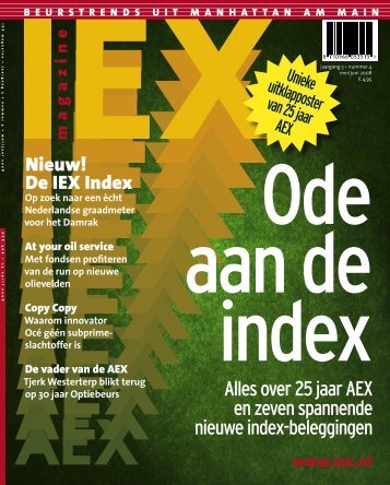Alles over 25 jaar AEX en zeven spannende nieuwe index ... - Iex