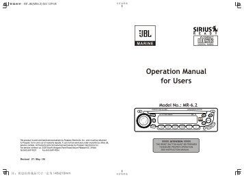 Operation Manual for Users - Prospec Electronics