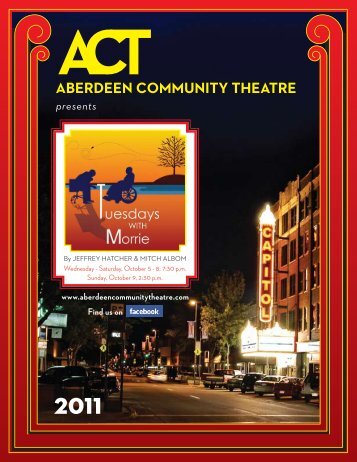 Program - Aberdeen Community Theatre