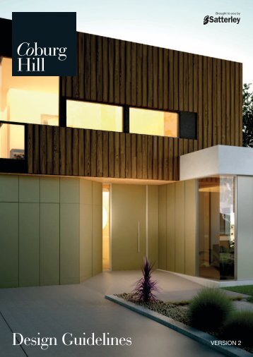 Download the Coburg Hill Design Guidelines (brochure) - Satterley