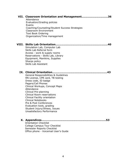 Nursing Faculty Handbook 2011-2012 - Saddleback College