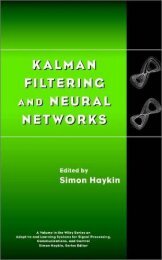 Kalman Filtering and Neural Networks - Grupo de MecatrÃ´nica ...