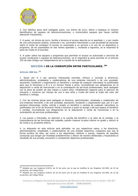 Ley Orgánica 10/1995, de 23 de noviembre, del Código Penal - VigiaS