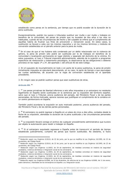 Ley Orgánica 10/1995, de 23 de noviembre, del Código Penal - VigiaS