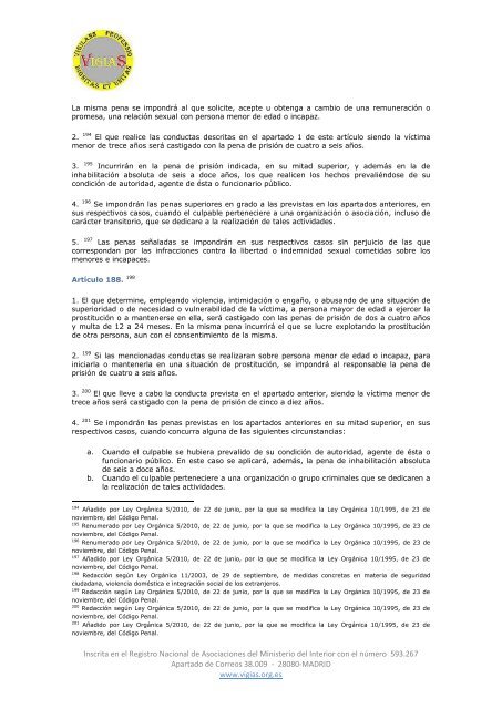 Ley Orgánica 10/1995, de 23 de noviembre, del Código Penal - VigiaS