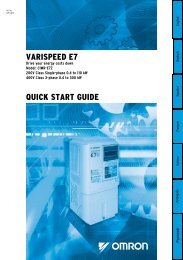 VARISPEED E7 QuIck START GuIDE - Carol Automatismos ...