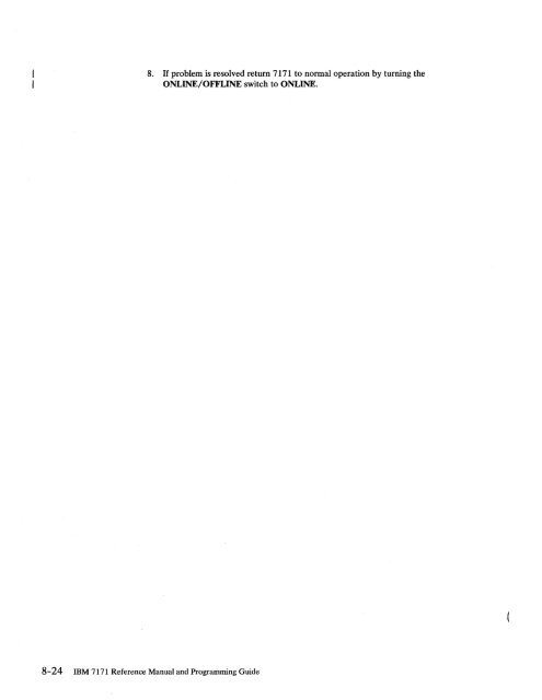 2.2 The IBM 7171 ASCII Device Attachment Control Unit - Index of