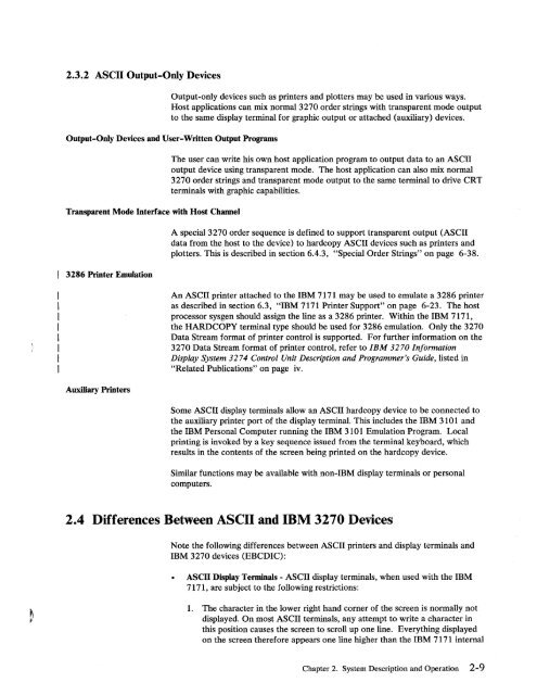 2.2 The IBM 7171 ASCII Device Attachment Control Unit - Index of