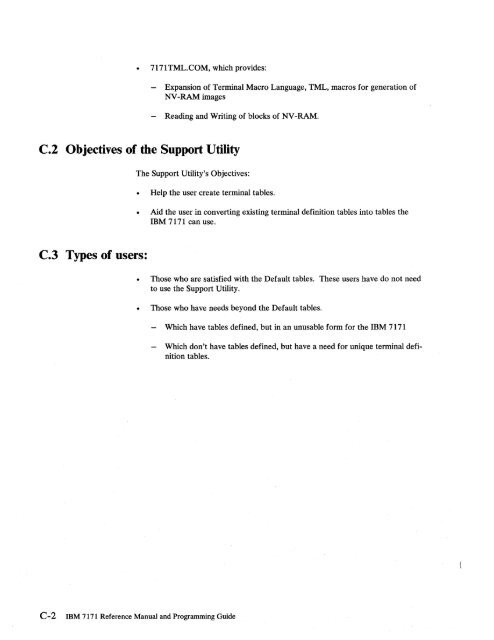 2.2 The IBM 7171 ASCII Device Attachment Control Unit - Index of