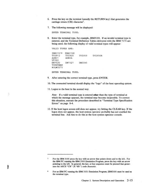 2.2 The IBM 7171 ASCII Device Attachment Control Unit - Index of