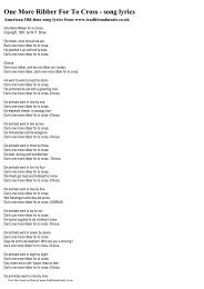 Bob Dylan S Song Lyrics One World Net