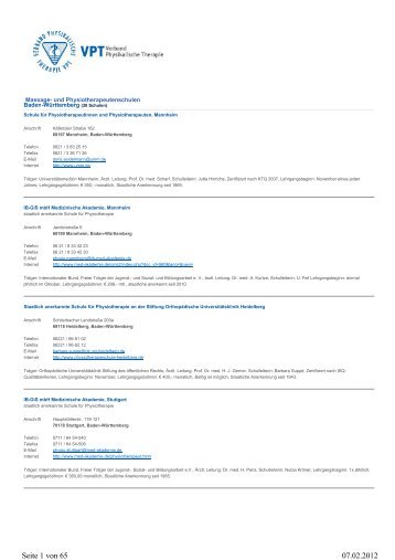 als PDF-Datei (0,97 MB) - VPT Verband Physikalische Therapie