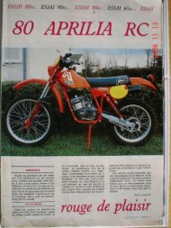 80 RC 1981 - Vintage Aprilia