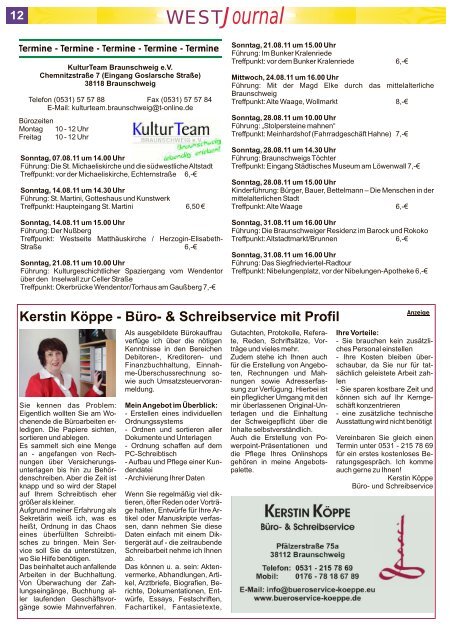 WESTJournal - Julia Schliemann Verlag