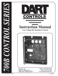 700B Rev.02 Manual - Dart Controls
