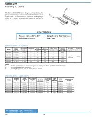 280 Low Cost AC LVDT Data Sheet - Pryde Measurement