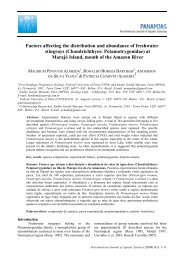Factors affecting the distribution and abundance of freshwater ...