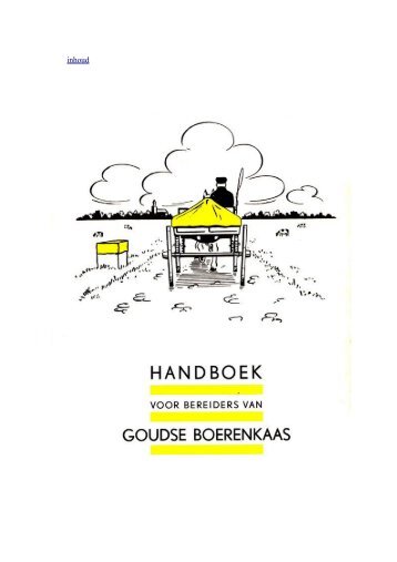 Handboek Boerenkaas - Zuivelhistorie Nederland