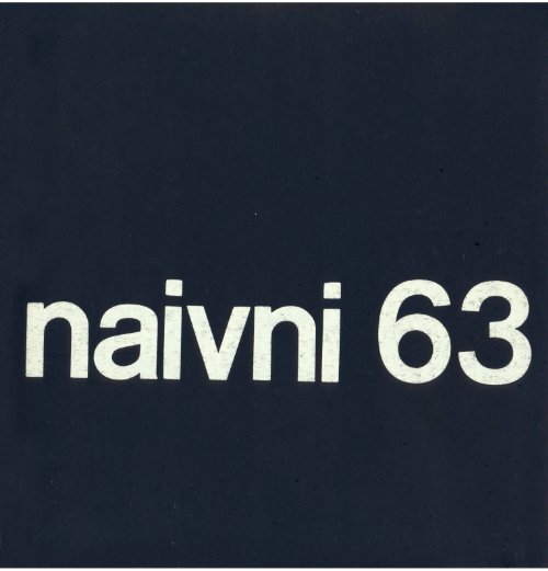 1963 - Naivni 63_X_n1.pdf - Muzej suvremene umjetnosti Zagreb