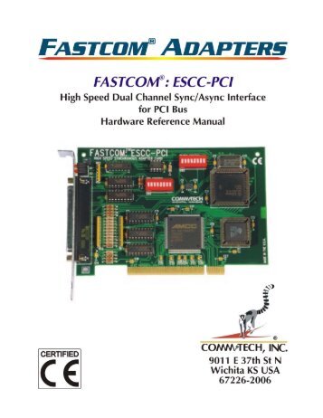 ESCC-PCI - Commtech-fastcom.com