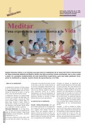 Meditar - Centro de Yoga Sivananda Madrid