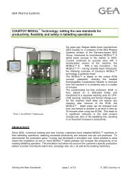 COURTOY MODUL Technology: setting the new standards for ...