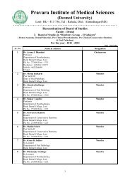 Dentistry Group - II Subjects - Pravara Institute of Medical Sciences