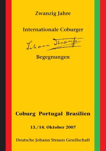 Zwanzig Jahre Internationale Coburger ... - arts Ralph Braun