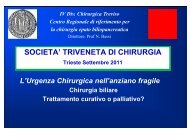 In chirurgia biliare - SocietÃ  Triveneta di Chirurgia