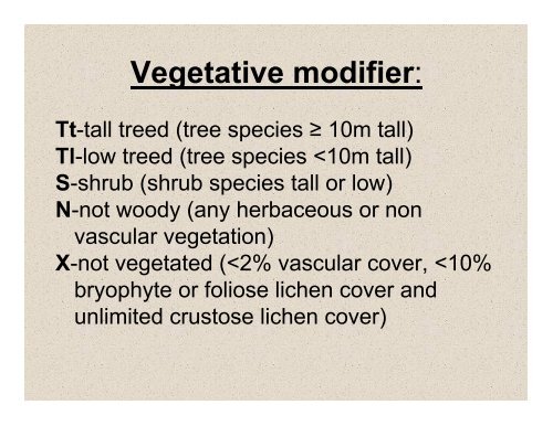 What is this âProvincial Ecosite Classificationâ I've heard about????