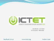 ICT Ecosystem - ICTET