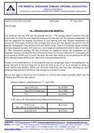 pending non core benefits - oicoa