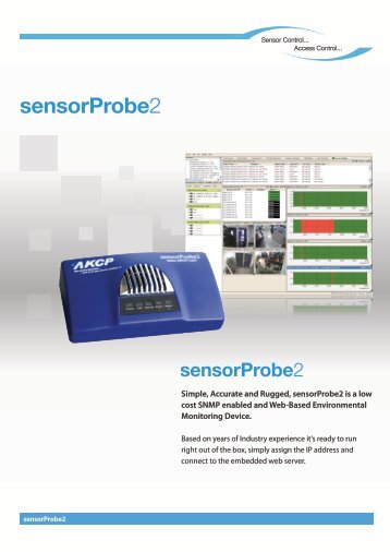 AKCP sensorProbe2 Datasheet - Openxtra