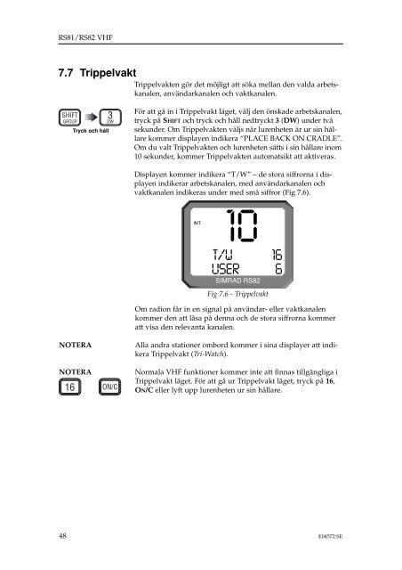 RS81/82_Swedish Issue_E.qxd - Simrad Professional Series