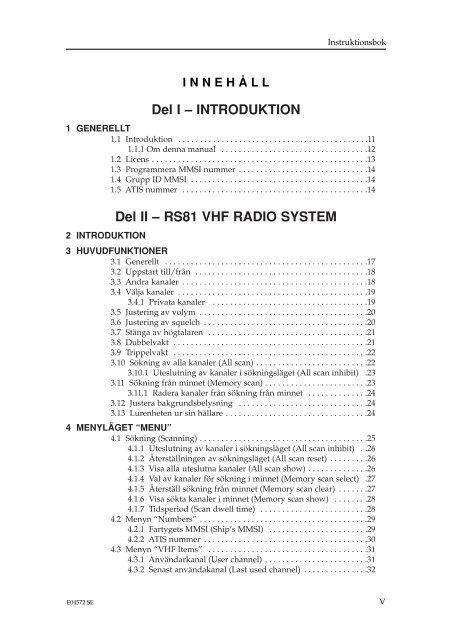 RS81/82_Swedish Issue_E.qxd - Simrad Professional Series