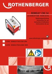 roweld cnc s4 - Rothenberger