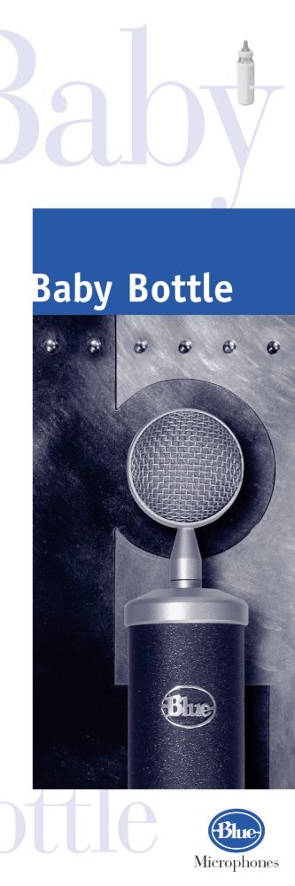 Manual for Blue Baby Bottle Microphone