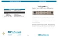 SqueezeMAX Brochure (tab).indd - Utah Scientific