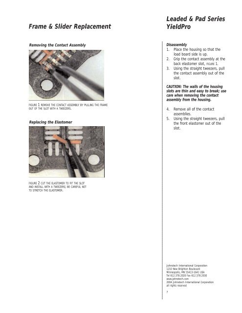 Leaded & Pad Series YieldPro - Johnstech