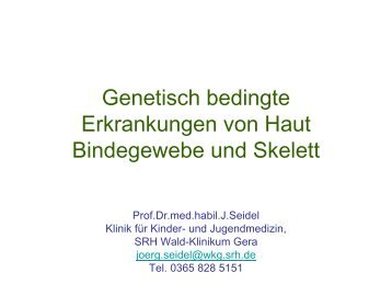 Deletion des UFD1L-Gens - Wald-Klinikum Gera