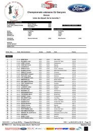 liste des dÃ©parts - data ski-valais