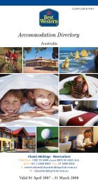 Accommodation Directory - Classic Holidays