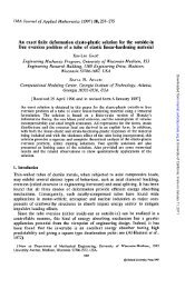 An exact finite deformation elasto-plastic solution for the outside-in ...