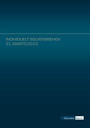 individuelt solvensbehov 31. marts 2010 - Realkredit Danmark