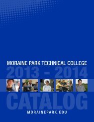 college catalog - Moraine Park Technical College